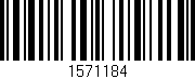 Código de barras (EAN, GTIN, SKU, ISBN): '1571184'