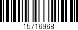 Código de barras (EAN, GTIN, SKU, ISBN): '15716968'