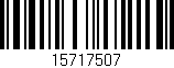 Código de barras (EAN, GTIN, SKU, ISBN): '15717507'