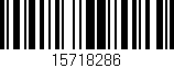 Código de barras (EAN, GTIN, SKU, ISBN): '15718286'