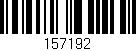 Código de barras (EAN, GTIN, SKU, ISBN): '157192'