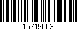 Código de barras (EAN, GTIN, SKU, ISBN): '15719663'