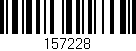 Código de barras (EAN, GTIN, SKU, ISBN): '157228'