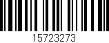 Código de barras (EAN, GTIN, SKU, ISBN): '15723273'