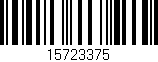 Código de barras (EAN, GTIN, SKU, ISBN): '15723375'
