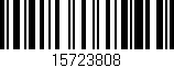 Código de barras (EAN, GTIN, SKU, ISBN): '15723808'