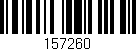 Código de barras (EAN, GTIN, SKU, ISBN): '157260'
