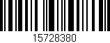Código de barras (EAN, GTIN, SKU, ISBN): '15728380'