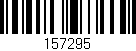Código de barras (EAN, GTIN, SKU, ISBN): '157295'