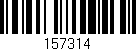 Código de barras (EAN, GTIN, SKU, ISBN): '157314'