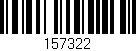 Código de barras (EAN, GTIN, SKU, ISBN): '157322'