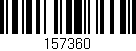 Código de barras (EAN, GTIN, SKU, ISBN): '157360'