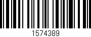 Código de barras (EAN, GTIN, SKU, ISBN): '1574389'