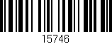 Código de barras (EAN, GTIN, SKU, ISBN): '15746'
