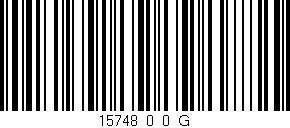 Código de barras (EAN, GTIN, SKU, ISBN): '15748_0_0_G'