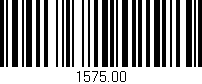 Código de barras (EAN, GTIN, SKU, ISBN): '1575.00'