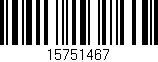 Código de barras (EAN, GTIN, SKU, ISBN): '15751467'
