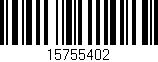 Código de barras (EAN, GTIN, SKU, ISBN): '15755402'