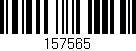 Código de barras (EAN, GTIN, SKU, ISBN): '157565'