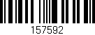 Código de barras (EAN, GTIN, SKU, ISBN): '157592'
