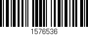 Código de barras (EAN, GTIN, SKU, ISBN): '1576536'