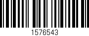 Código de barras (EAN, GTIN, SKU, ISBN): '1576543'