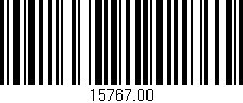Código de barras (EAN, GTIN, SKU, ISBN): '15767.00'