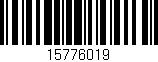 Código de barras (EAN, GTIN, SKU, ISBN): '15776019'