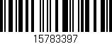 Código de barras (EAN, GTIN, SKU, ISBN): '15783397'