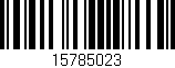 Código de barras (EAN, GTIN, SKU, ISBN): '15785023'
