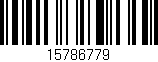 Código de barras (EAN, GTIN, SKU, ISBN): '15786779'
