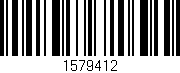 Código de barras (EAN, GTIN, SKU, ISBN): '1579412'