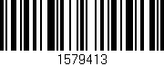 Código de barras (EAN, GTIN, SKU, ISBN): '1579413'