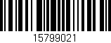 Código de barras (EAN, GTIN, SKU, ISBN): '15799021'