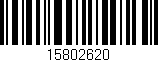 Código de barras (EAN, GTIN, SKU, ISBN): '15802620'