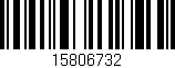 Código de barras (EAN, GTIN, SKU, ISBN): '15806732'