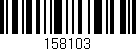 Código de barras (EAN, GTIN, SKU, ISBN): '158103'