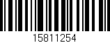 Código de barras (EAN, GTIN, SKU, ISBN): '15811254'