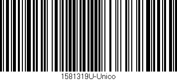 Código de barras (EAN, GTIN, SKU, ISBN): '1581319U-Unico'