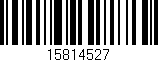 Código de barras (EAN, GTIN, SKU, ISBN): '15814527'
