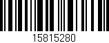 Código de barras (EAN, GTIN, SKU, ISBN): '15815280'