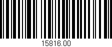 Código de barras (EAN, GTIN, SKU, ISBN): '15816.00'