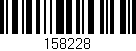 Código de barras (EAN, GTIN, SKU, ISBN): '158228'
