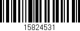 Código de barras (EAN, GTIN, SKU, ISBN): '15824531'
