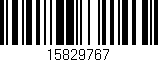 Código de barras (EAN, GTIN, SKU, ISBN): '15829767'