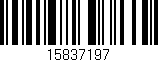 Código de barras (EAN, GTIN, SKU, ISBN): '15837197'