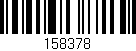 Código de barras (EAN, GTIN, SKU, ISBN): '158378'