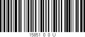 Código de barras (EAN, GTIN, SKU, ISBN): '15851_0_0_U'