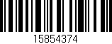 Código de barras (EAN, GTIN, SKU, ISBN): '15854374'