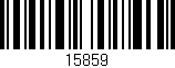 Código de barras (EAN, GTIN, SKU, ISBN): '15859'